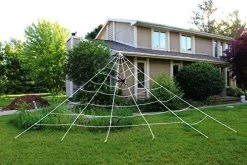 Joyin Triangular Mega White Spider Web Decoration 23 x 18ft - Halloween Decorations