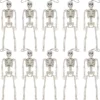 Joyin 10Pcs Halloween Hanging Posable Skeletons 16in - Halloween Decorations