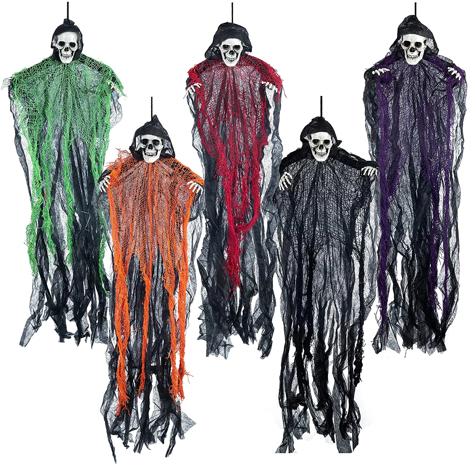 Joyin 5pcs Halloween Hanging Grim Reapers Decoration 27.6in - Halloween Decorations - Image 2