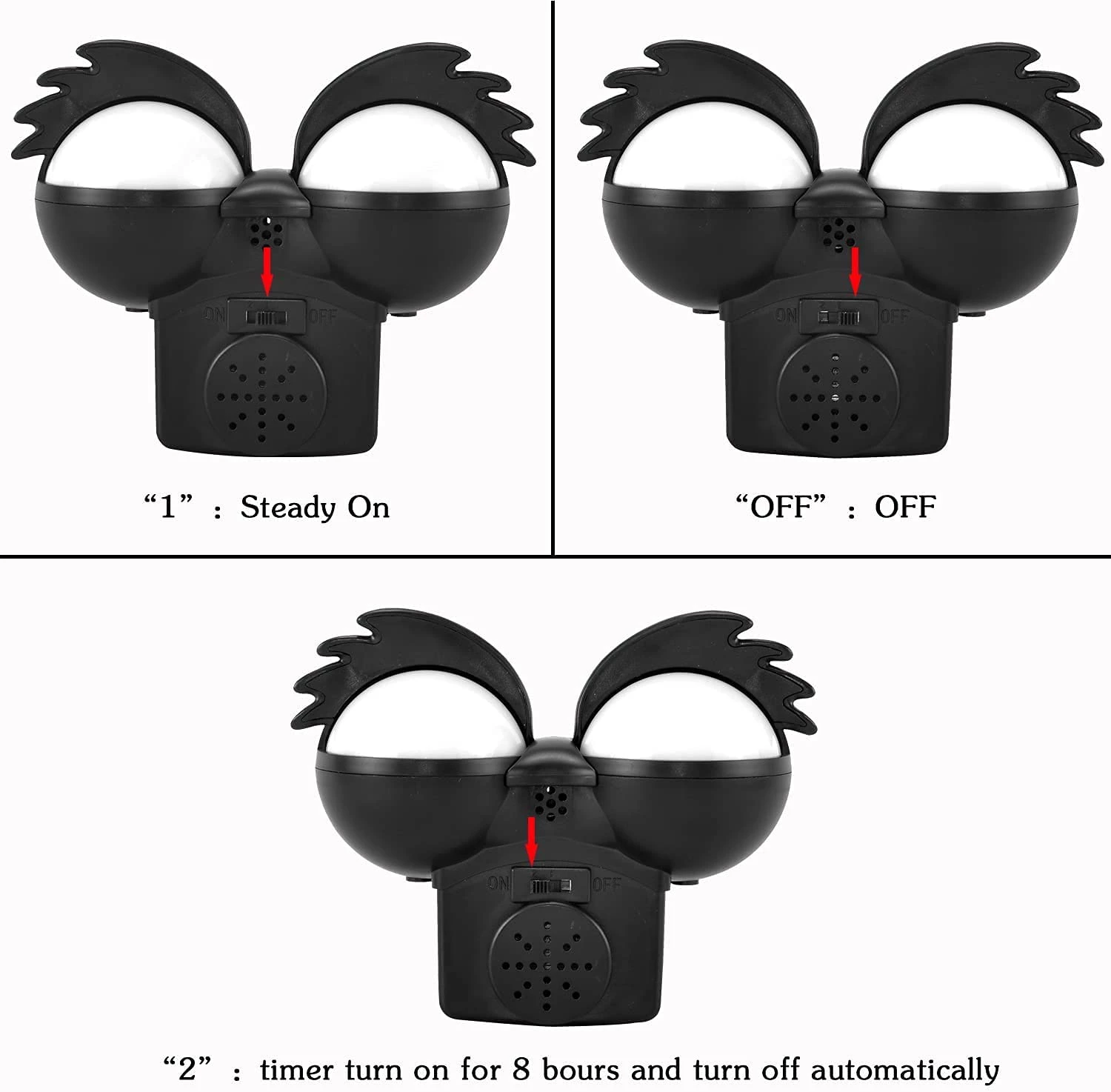 Joiedomi 3pcs Halloween Flashing Peeping Eyes Lights Decoration - Halloween Decorations - Image 7