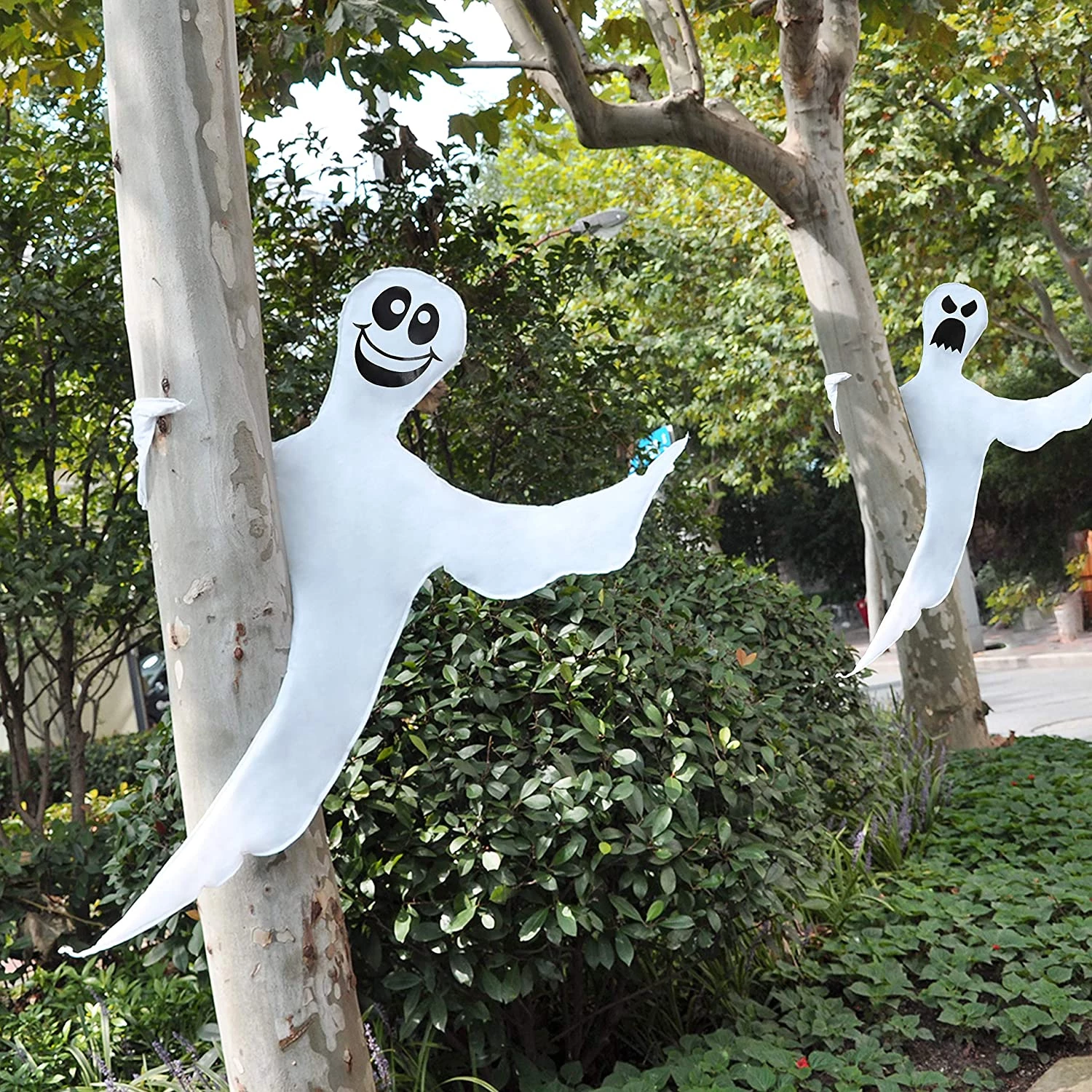 Joyin 2Pcs Halloween Bendable Tree Wrap Ghost 53in - Halloween Decorations