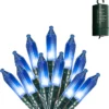 Joiedomi 200-Count Blue Battery Operated String Lights 67.3ft - Halloween Decorations
