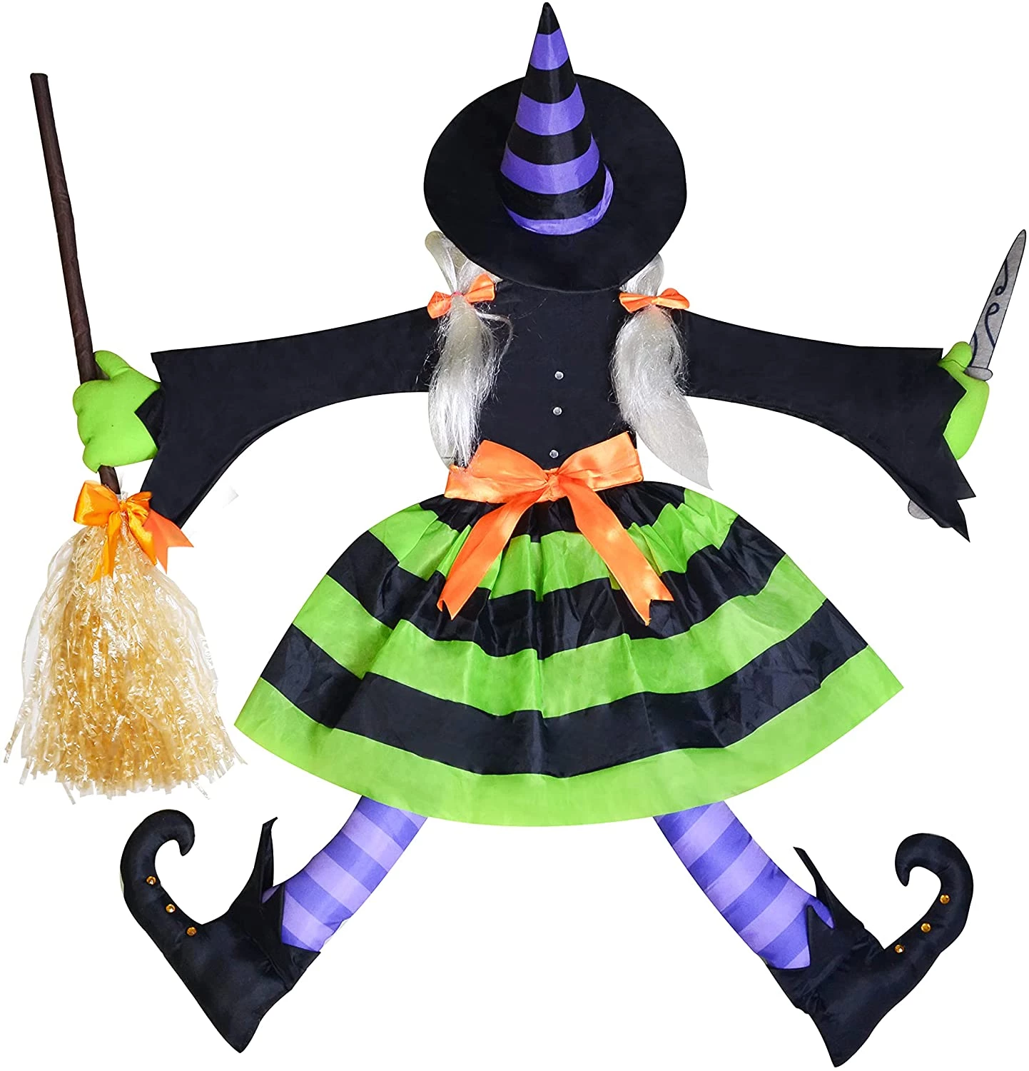 Joyin 2Pcs Witches Crashing Into Tree - Halloween Decorations - Image 4