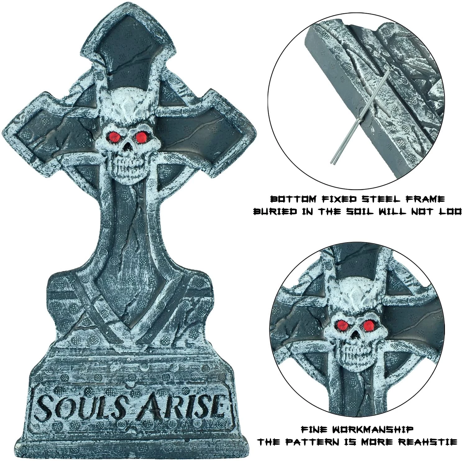 Joyin 6pcs Halloween Foam Tombstone Decorations - Halloween Decorations - Image 4