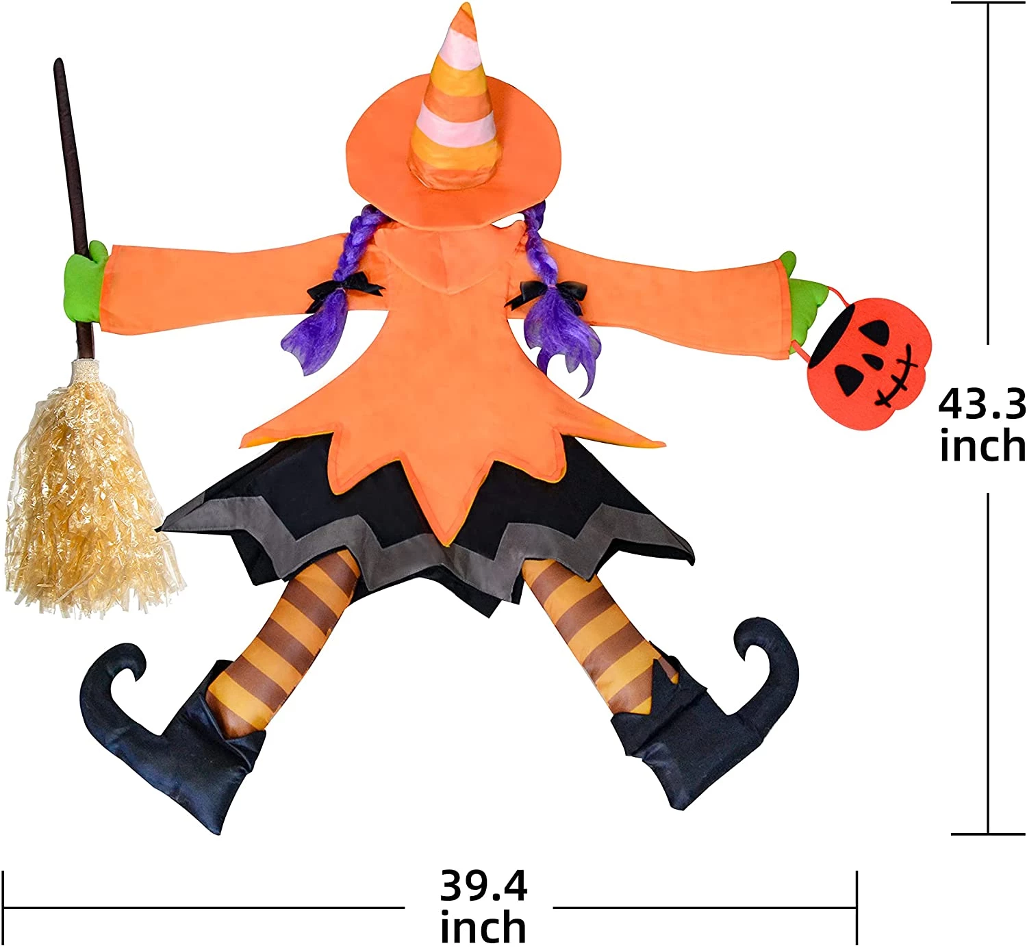 Joyin 2Pcs Witches Crashing Into Tree - Halloween Decorations - Image 5