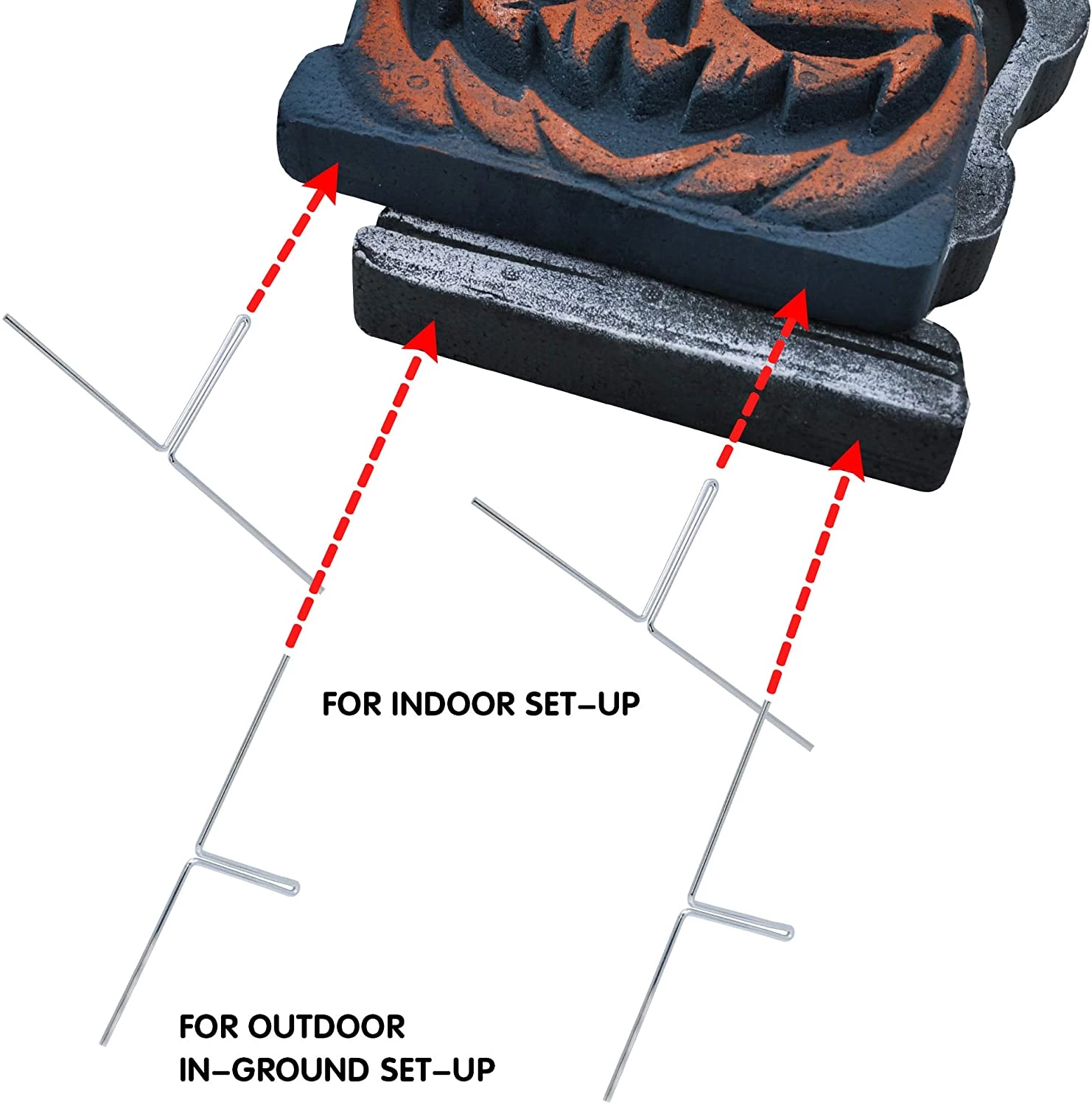 Joyin 6Pcs 17 Halloween Foam Graveyard Tombstone - Halloween Decorations - Image 4