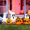 Joiedomi 7ft Inflatable Horizontal Ghost with Pumpkins - Halloween Decorations