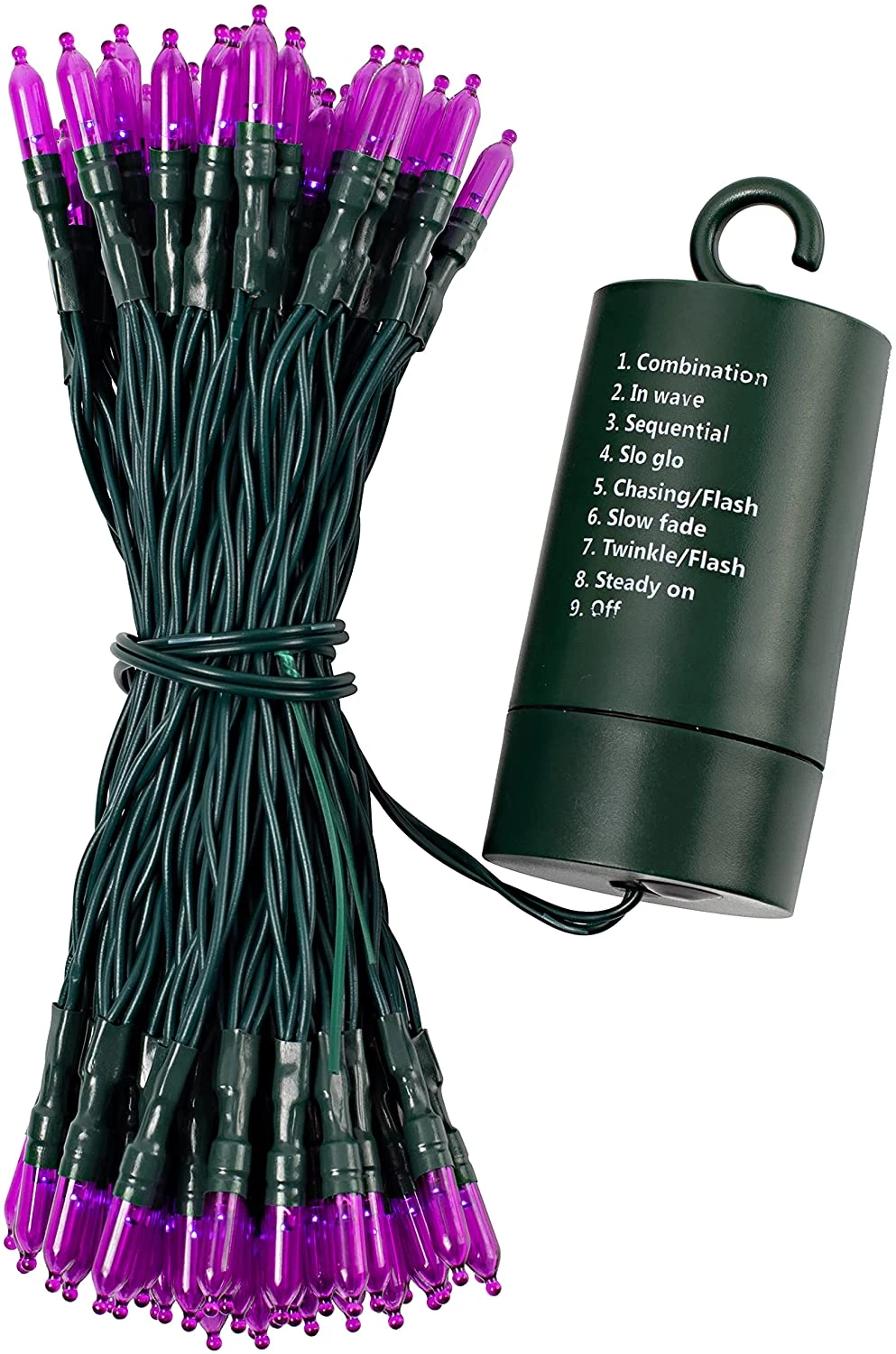 Joiedomi 100-Count Purple LED String Lights 34ft - Halloween Decorations - Image 4