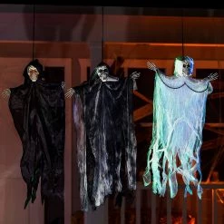 Joyin 3Pcs Hanging Grim Reaper with Chains 28in - Halloween Decorations