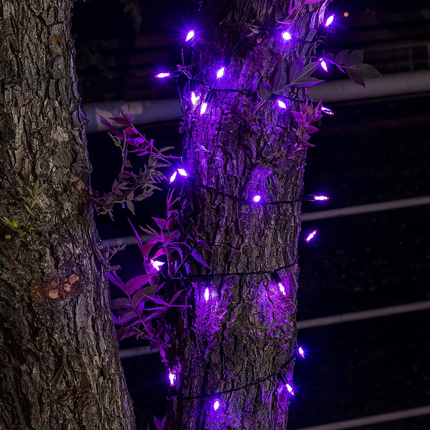 Joiedomi 100-Count Purple LED String Lights 34ft - Halloween Decorations - Image 5