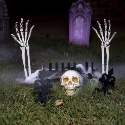 Joyin Skeleton Graveyard Yard Stake Decoration - Halloween Decorations
