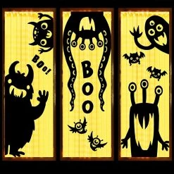 Joyin Halloween Window Clings ( Monster) - Halloween Decorations