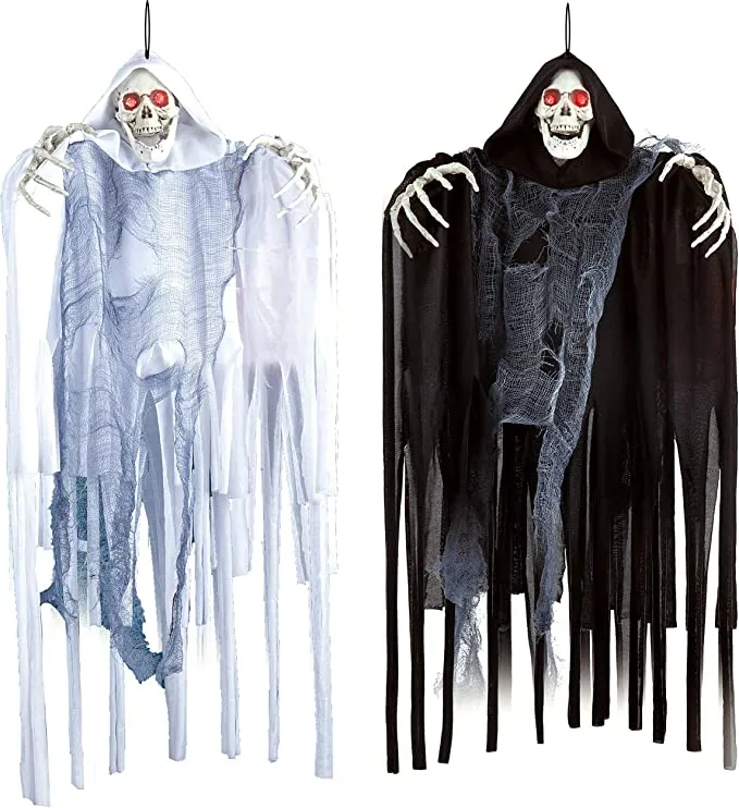 Joyin 2Pcs Hanging Shaking Grim Reapers 23.6in - Halloween Decorations - Image 4