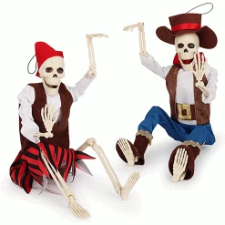 Joyin SKeleton Craft Red and Black - Halloween Decorations