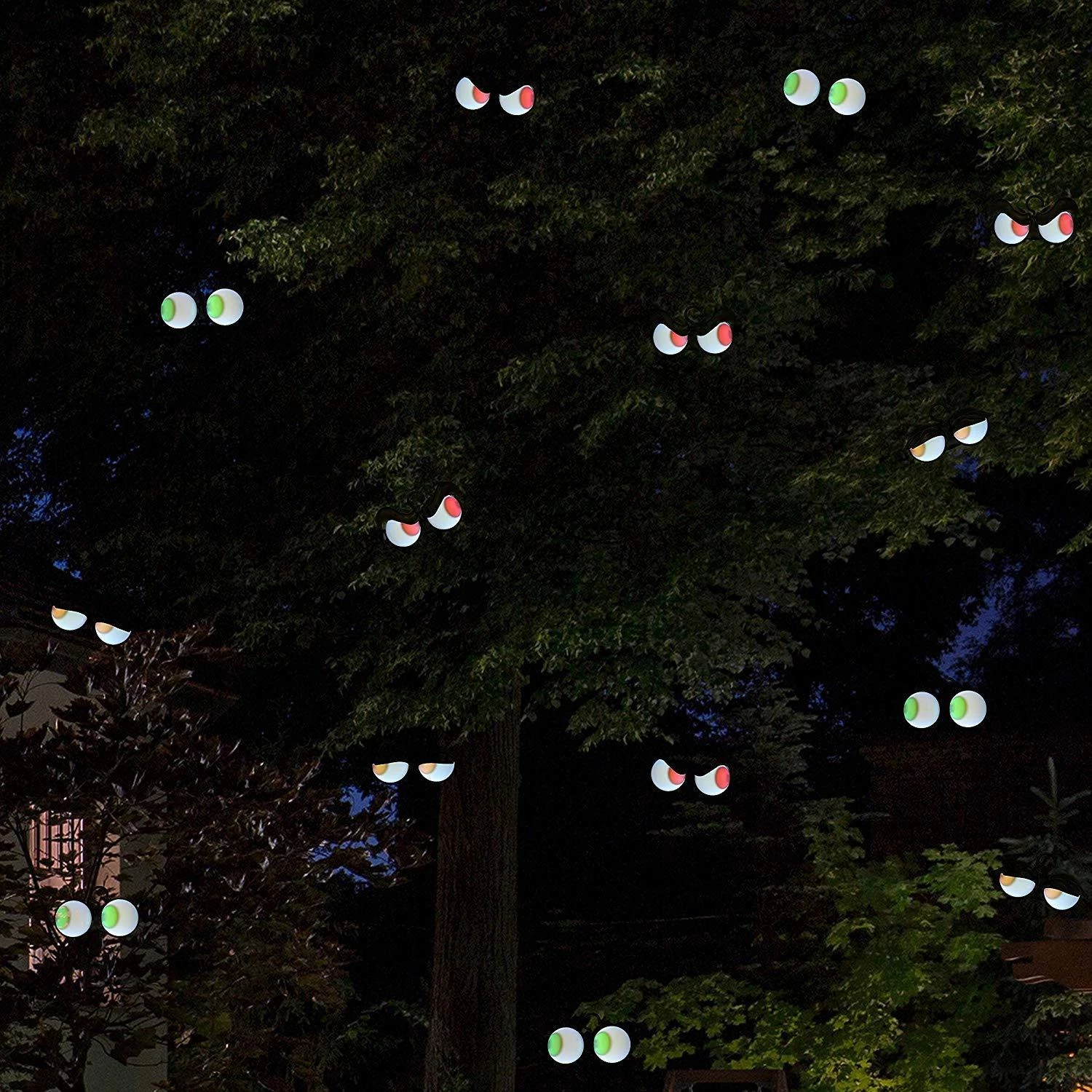 Joiedomi 3Pcs Halloween Animated Flashing Peeping Eyes - Halloween Decorations - Image 4