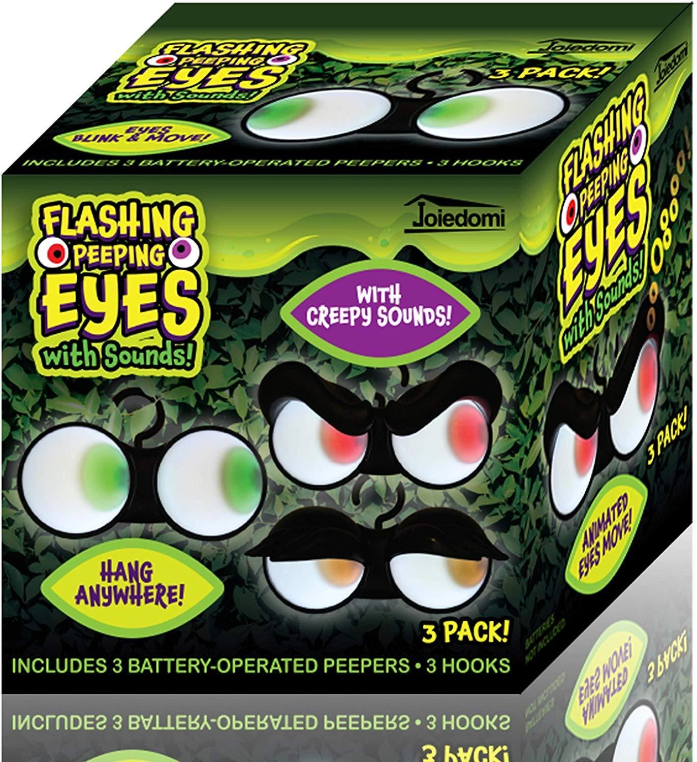 Joiedomi 3Pcs Halloween Animated Flashing Peeping Eyes - Halloween Decorations - Image 7